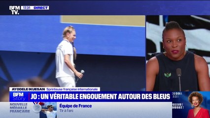 "Emballée par cette énergie et les performances de nos athlètes": La sprinteuse française Ayodélé Ikuesan évoque le début des Jeux olympiques de Paris 2024