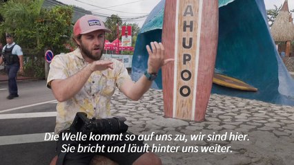 Schwebender Surfer: AFP-Fotograf schießt Sportfoto für die Ewigkeit