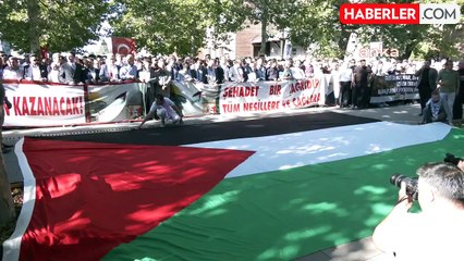 İsmail Haniye için Ankara'da dua okundu, İsrail protesto edildi