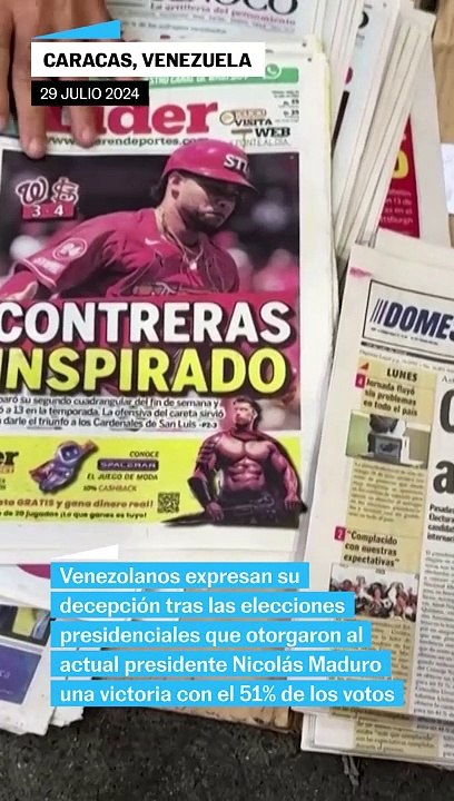 VENEZUELA | Votantes reaccionan a las elecciones | EL PAÍS