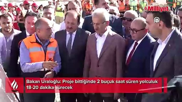 Bakan Uraloğlu Mersin'de duyurdu! 2,5 saat süren yol 20 dakikaya düşecek