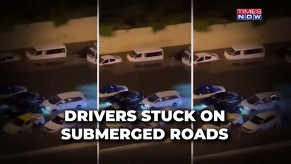Dubai Floods Break Record_ Ceilings Crack Open_ Cars Submerged_ Red Alert_ UAE Comes To Standstill