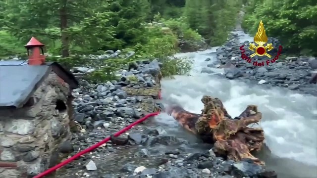 Maltempo nel Bresciano, Vigili del fuoco al lavoro in Gaver e a Ceto