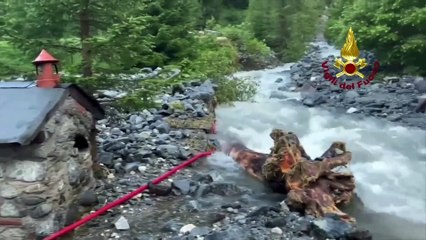 Maltempo nel Bresciano, Vigili del fuoco al lavoro in Gaver e a Ceto