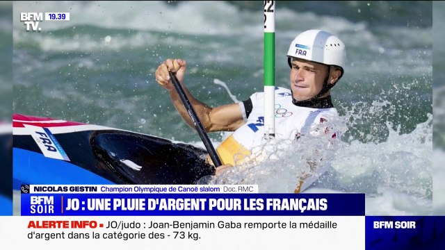 C'est la première fois de ma vie que je fais une manche aussi aboutie : Nicolas Gestin réagit à son sacre olympique sur l'épreuve de canoë slalom