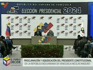 Pdte. reelecto Nicolás Maduro agradeció a veedores internacionales por acompañamiento en comicios