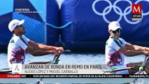 Mexicanos en remo: Alexis López y Miguel Carballo avanzan a semifinales en los olímpicos