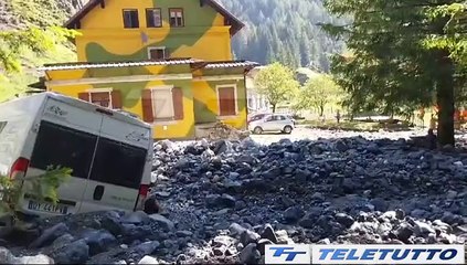 Video News - Piana del Gaver: bomba d'acqua e massi
