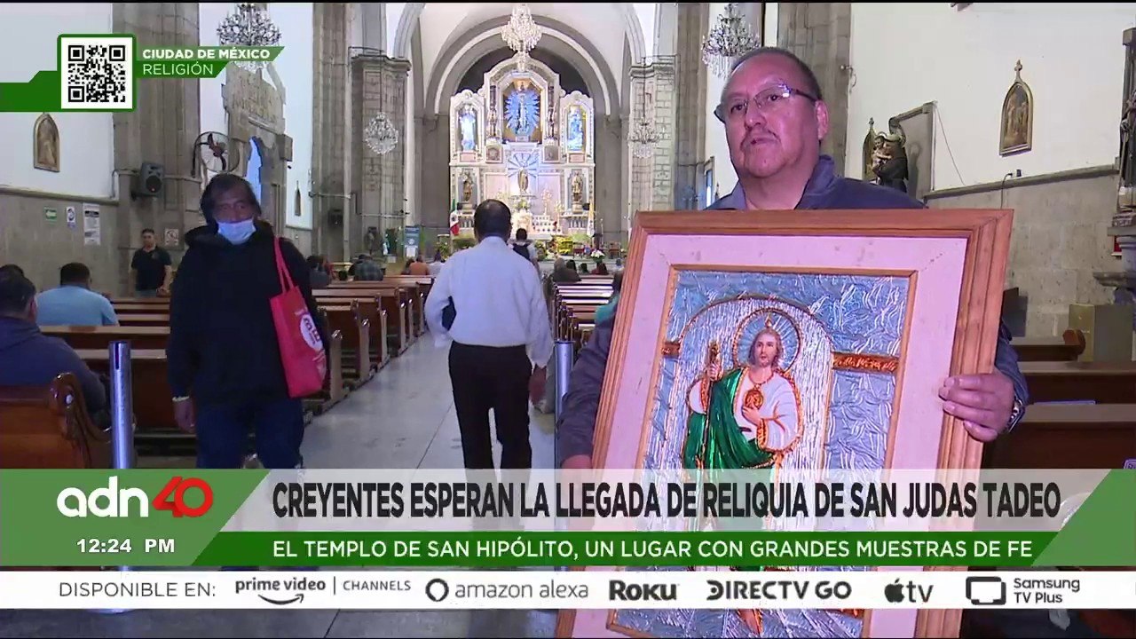 En el Templo de San Hipólito ya esperan la reliquia de San Judas Tadeo