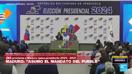 "Buscan imponer un golpe de Estado": Maduro sobre las acusaciones de fraude en las presidenciales