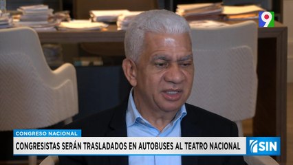 Legisladores que se juramentarán serán trasladados en mismo vehículo hasta el teatro nacional | Primera Emisión SIN