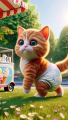 قطقوط حزين علشان عاوز ايس كريم