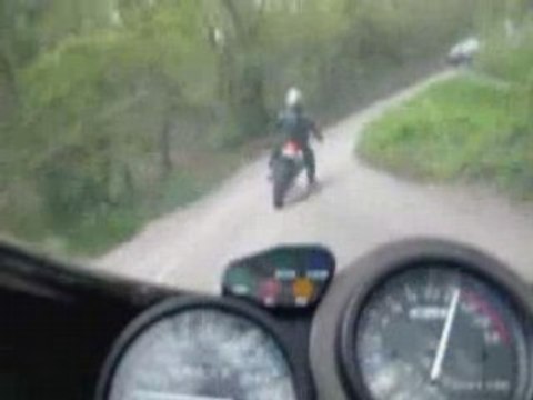 Cagiva mito evo vs DRZ 400 SM côte des 24 tournants