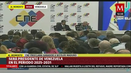 Oficializan victoria electoral de Nicolás Maduro en Venezuela