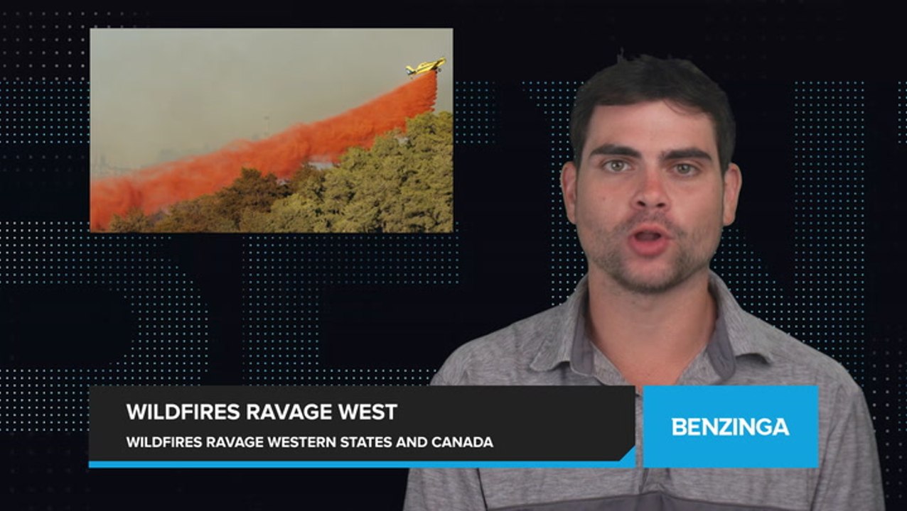 Massive Wildfires Ravage Multiple Western States and Canada, Scorching ...