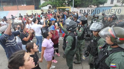 Protestas en Caracas tras las elecciones
