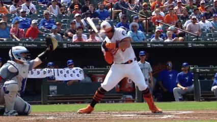 James McCann Hit in Face with 95 mph Fast Ball _ Blue Jays vs Orioles _ 2024 MLB Highlights