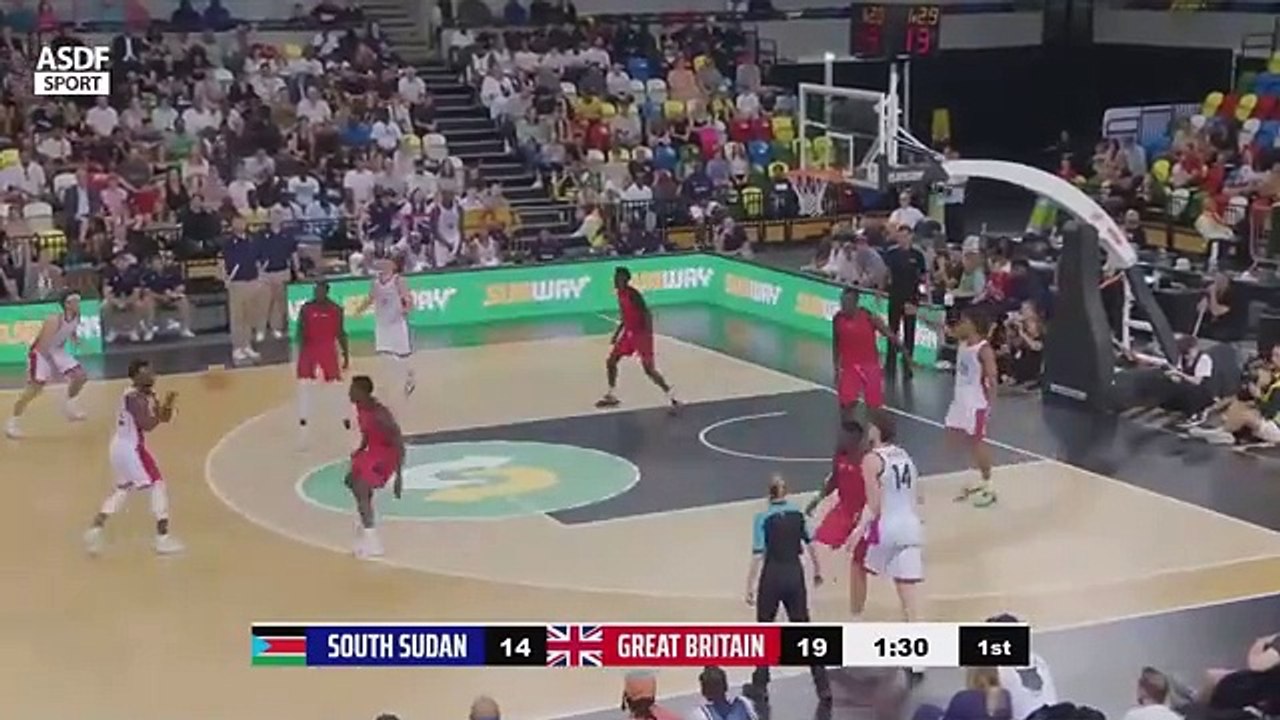 Great Britain vs South Sudan basketball full highlights ,
