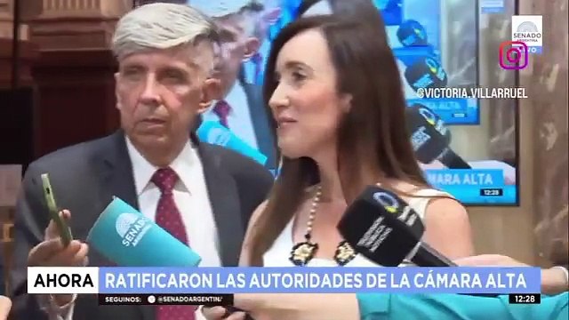 Después de la sesión preparatoria en el Senado, la Vicepresidente Doctora Villarruel explicó porque se retiró el busto de Néstor Kirchner del Salón de las Provincias