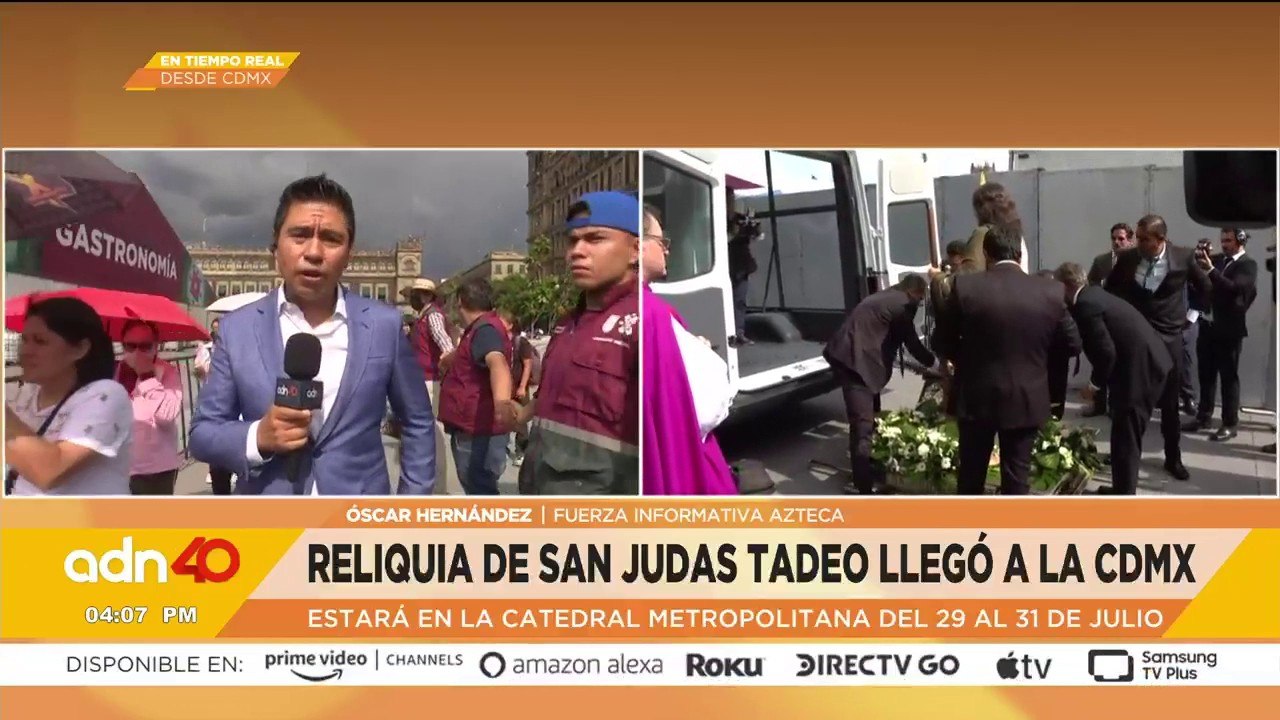 Devotos esperan la reliquia de San Judas Tadeo en la Catedral Metropolitana