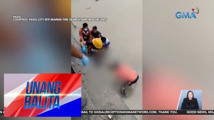 Bangkay ng isa pang nasawi sa pagtama ng barge at tugboat sa F. Manalo Bridge, narekober | Unang Balita