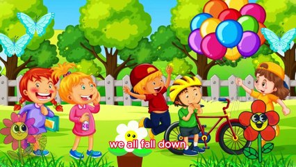 Ringa Ringa Roses | Fun & Educational Nursery Rhyme with Colorful Animation for Kids | TheKiddos