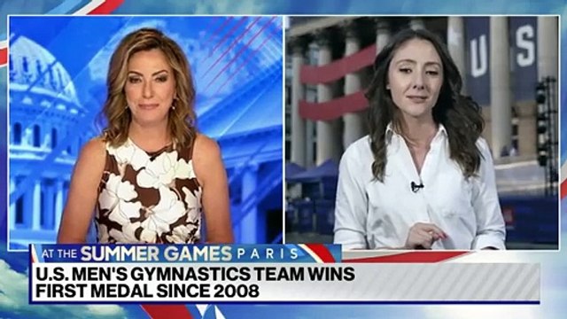 Team USA men's gymnastics wins 1st medal since 2008 Olympics