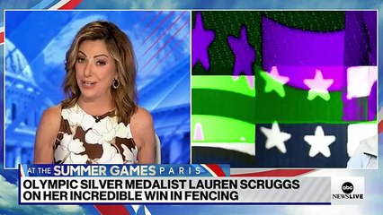 Olympian Lauren Scruggs talks earning silver medal in fencing