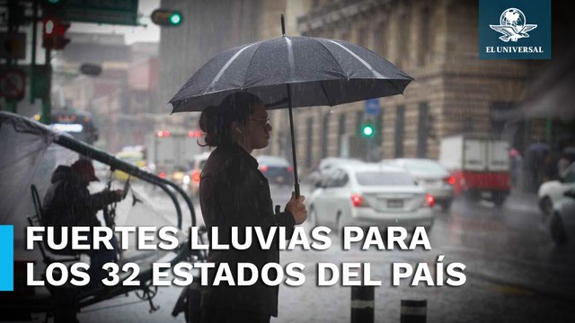 Onda tropical 14 y monzón mexicano provocarán fuertes lluvias en toda la República Mexicana