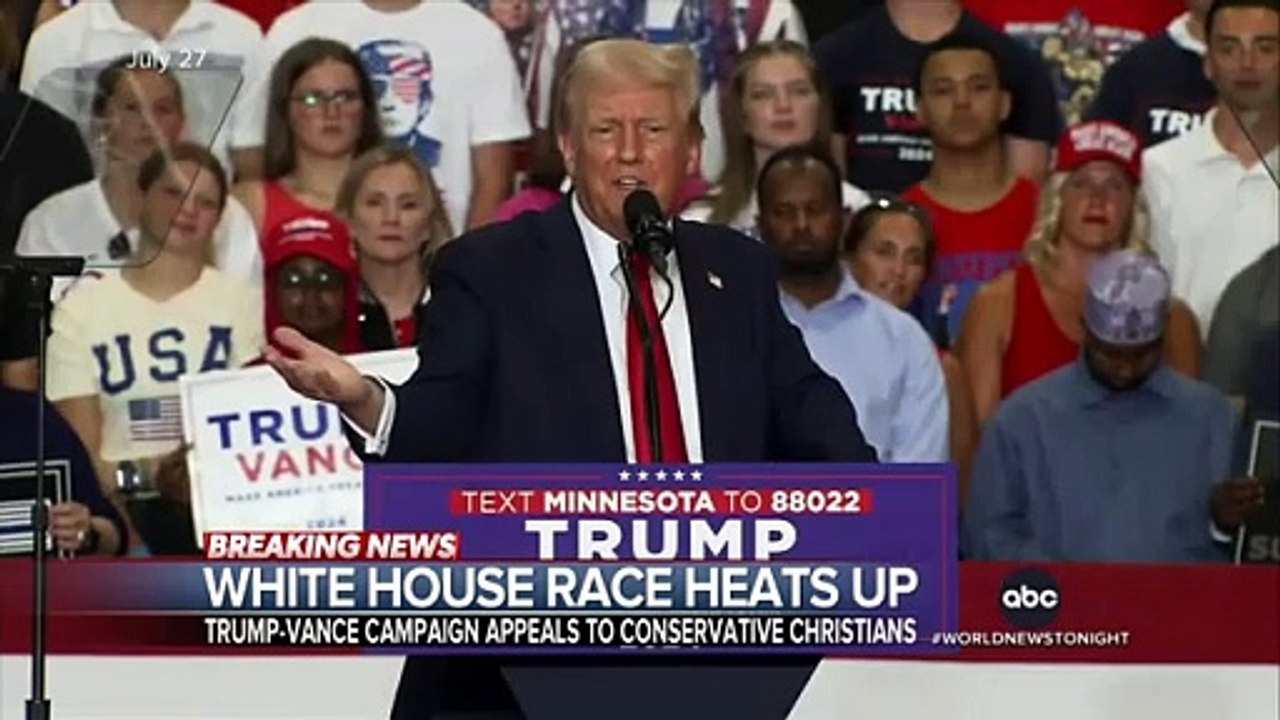 Tags From "Trump, Harris Campaigns Intensify With 99 Days Left To Election Day"