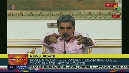 Nicolas Maduro | "These are far-right, fascist, extreme groups"