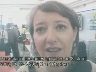 Presentació de la St. Jordi 2008 a Perpinyà NTVC CN 191