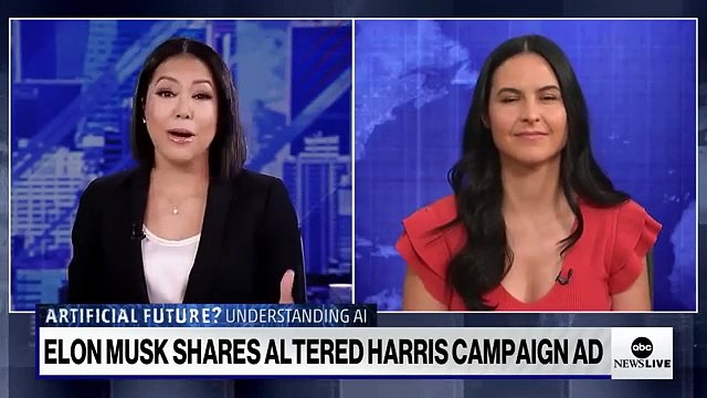 Tags From Elon Musk Shares AI-Altered Harris Campaign Ad