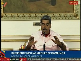 Pdte. Nicolás Maduro: EE.UU. siempre ha estado detrás de todos los actos violentos en Venezuela