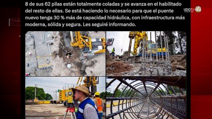 Gobierno de Jalisco reporta 22 por ciento de avance en reparar socavón