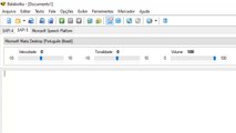 Executando o Balabolka Portable, ou Portátil Para Converter Texto em Voz