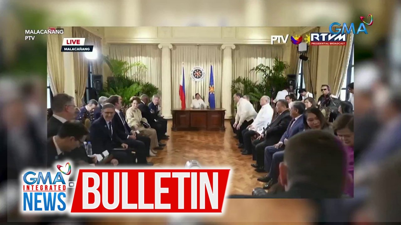 U.S. Sec. of State Blinken at U.S. Sec. of Defense Austin, nag-courtesy call kay pangulong Marcos | GMA Integrated News Bulletin