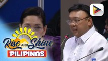 Dating Sec. Roque at Sen. Risa Hontiveros, nagkasagutan sa pagdinig ng Senado sa POGO issue