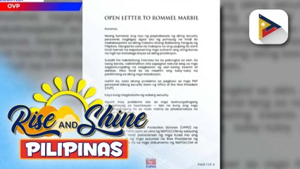 Punto De Vista | Open letter ni Vice President Sara Duterte para kay PNP Chief Rommel Marbil matapos bawasan nito ang kaniyang security