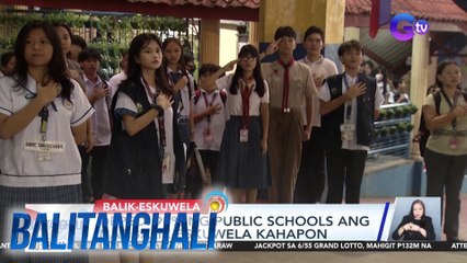 DepEd - 98% ng public schools ang nagbalik-eskuwela kahapon | Balitanghali