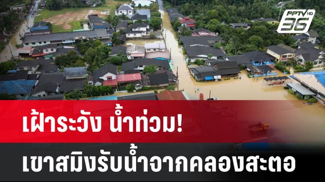 เฝ้าระวัง น้ำท่วม! เขาสมิงรับน้ำจากคลองสะตอ | โชว์ข่าวเช้านี้ | 30 ก.ค. 67