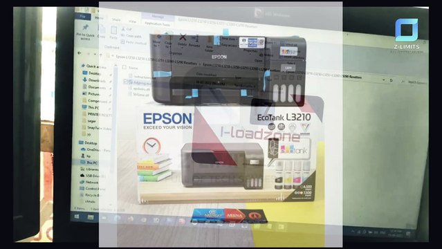 EPSON L3210 PRINTER RED LIGHT BLINKING ERROR FIX 100%