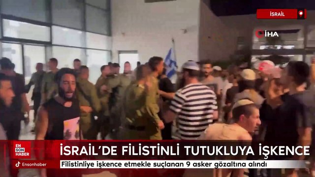 Filistinliye işkence etmekle suçlanan 9 İsrailli asker gözaltına alındı