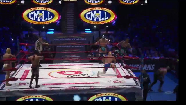 Fugaz, Místico, Volador Jr. vs Gran Guerrero, Hechicero, Stuka Jr.