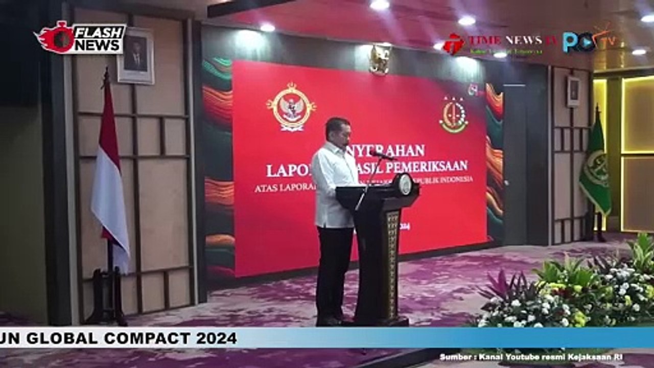 Penyerahan Laporan Hasil Pemeriksaan (LHP) atas Laporan Keuangan Kejaksaan RI Tahun 2023
