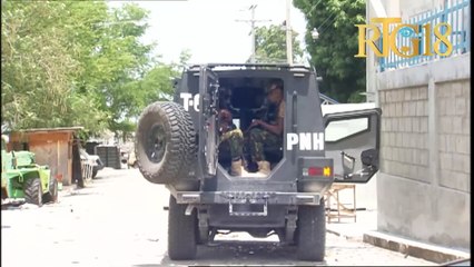 Plizyè polisye Kenyan ak lapolis deplwaye nan ri "Saint-Honoré"