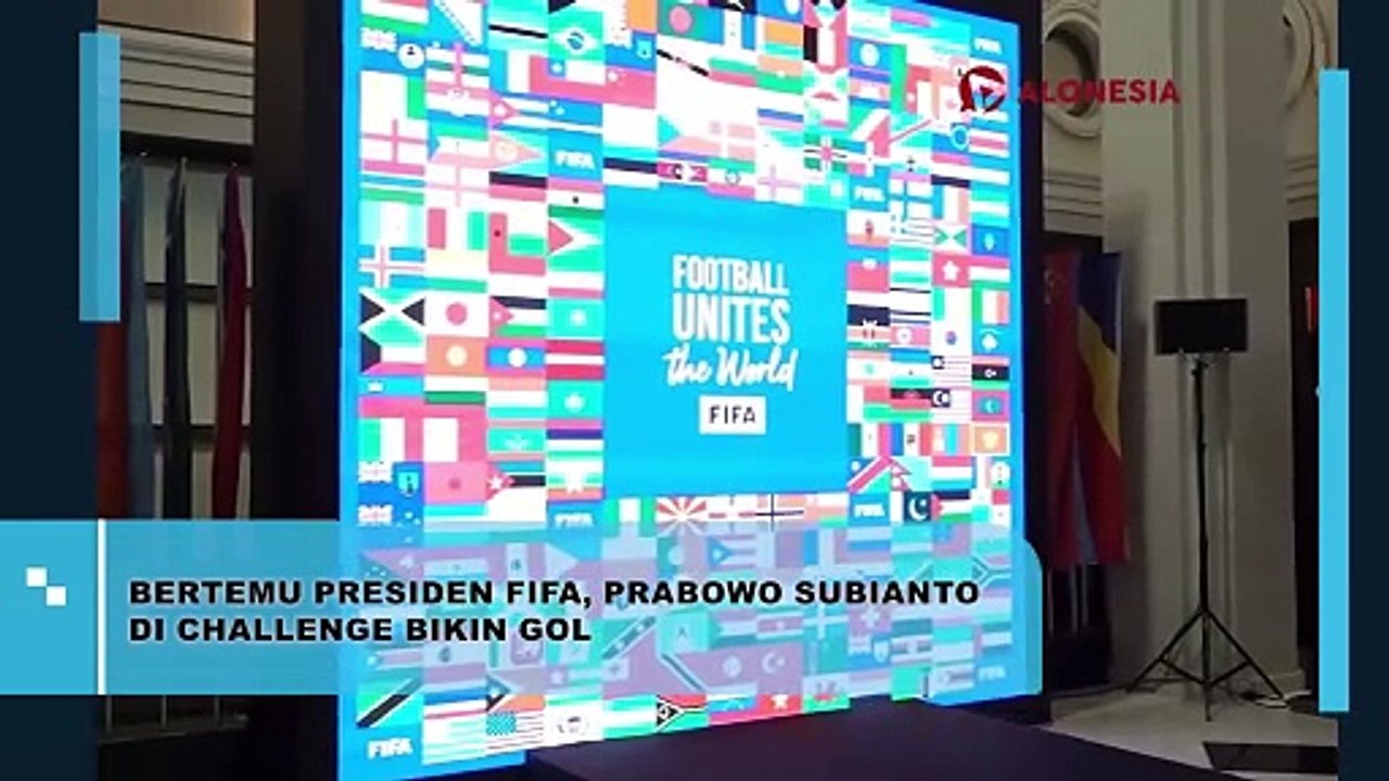 Bertemu Presiden FIFA, Prabowo Subianto Dichallenge Bikin Gol