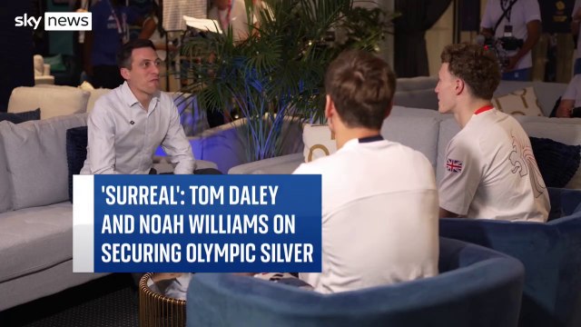 Paris Olympics 2024: Tom Daley and Noah Williams on securing 'surreal' Olympic silver