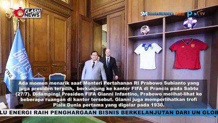 Bertemu Presiden FIFA, Prabowo Subianto Di Challenge Bikin Gol