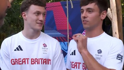 Tom Daley and Noah Williams reveal tribute to each other after silver medal